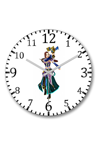 BASKI DÜNYASI ساعة حائط ميتين شاماني من الزجاج الحقيقي المنحني