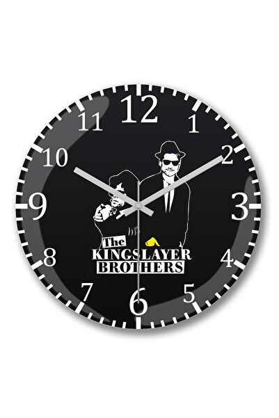 BASKI DÜNYASI Ceas de perete The Kingslayer Brothers Game of Thrones din stic...