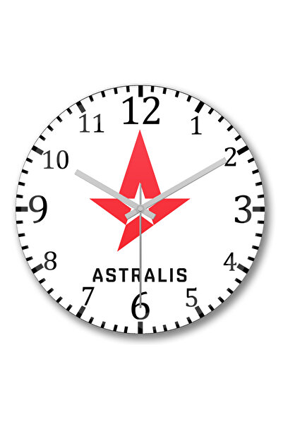 BASKI DÜNYASI Ceas de perete Csgo Astralis din sticlă autentică bombată