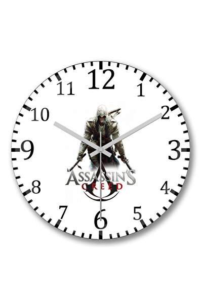 BASKI DÜNYASI ساعة حائط من الزجاج الحقيقي المنحني