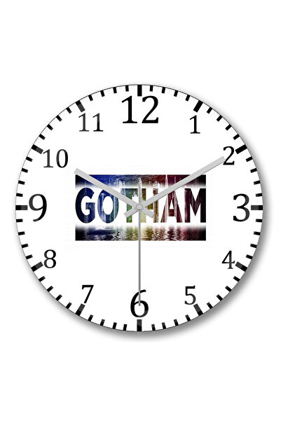 BASKI DÜNYASI Ceas de perete Gotham Cor din sticlă autentică bombată