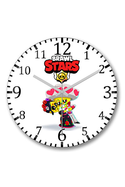 BASKI DÜNYASI Ceas de perete Brawl Stars Serenadçı Calaver și Poco din sticlă...