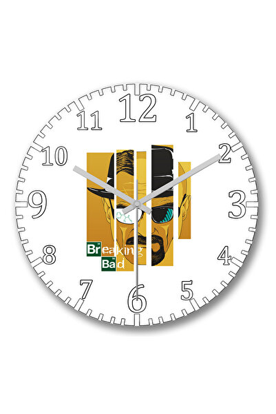 BASKI DÜNYASI Ceas de perete Breaking Bad1 din sticlă autentică bombată