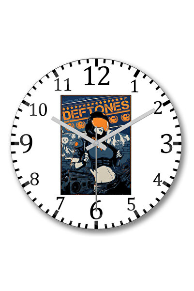 BASKI DÜNYASI Ceas de perete Deftones Este Artă este cea ce a fost realizată ...