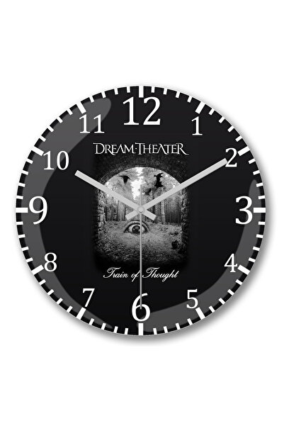 BASKI DÜNYASI Ceas de perete Dream Theater Train of Thought din sticlă autent...