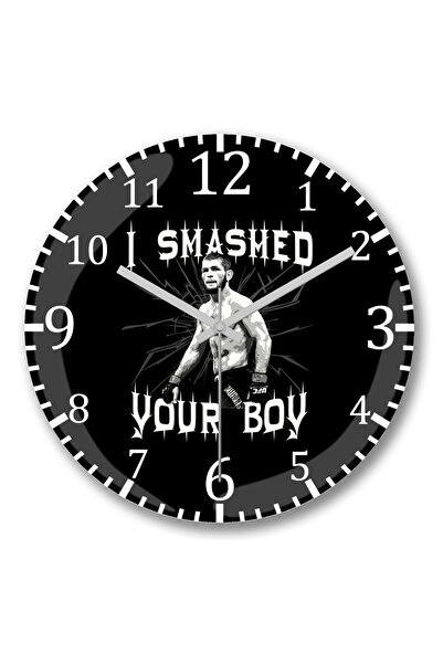 BASKI DÜNYASI خبيب نورماغوميدوف لقد قمت بتحطيم ساعة الحائط الخاصة بطفلك من ال...