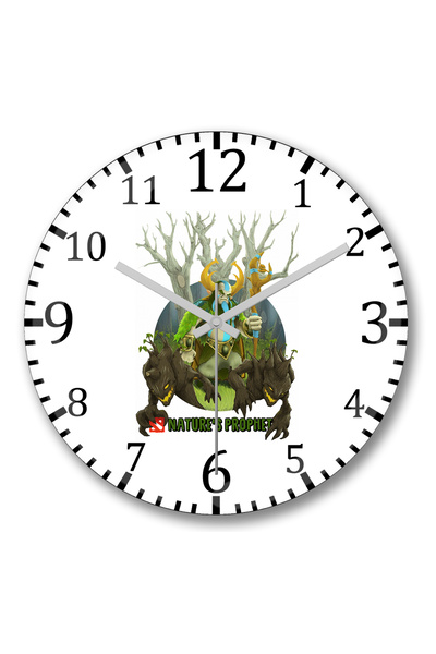 BASKI DÜNYASI Ceas de perete Nature's Prophet Dota 2 din sticlă autentică bom...