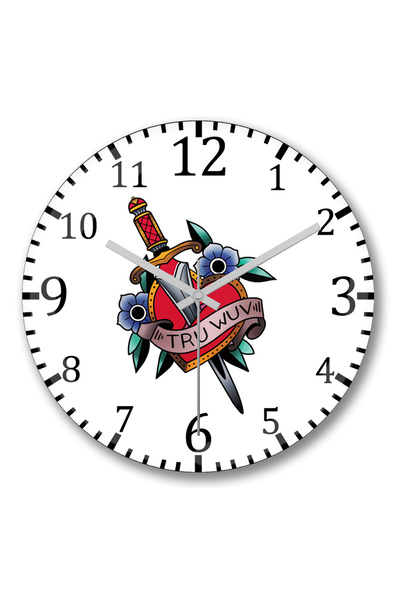 BASKI DÜNYASI Ceas de perete Princess Bride Tru Wuv din sticlă autentică bombată