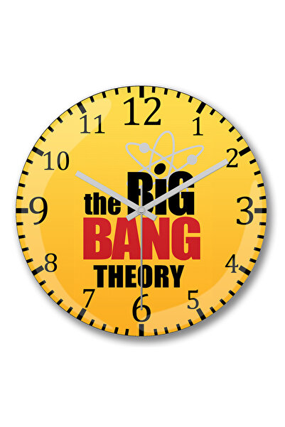 BASKI DÜNYASI Ceas de perete The Big Bang Theory din sticlă de verități auten...