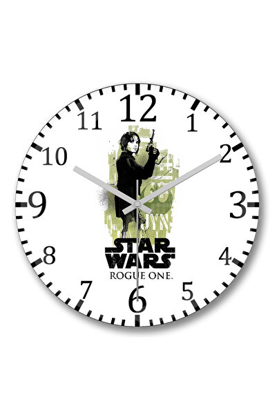 BASKI DÜNYASI ساعة حائط روج وان من الزجاج الحقيقي المنحني