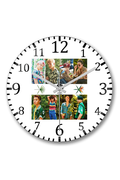 BASKI DÜNYASI Ceas de perete Exo din sticlă autentică bombată