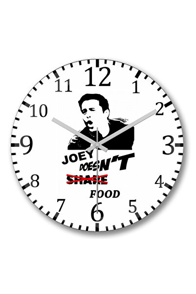 BASKI DÜNYASI ساعة حائط جوي لا تأكل من الزجاج الحقيقي المنحني