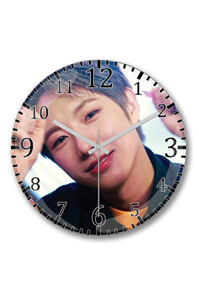 BASKI DÜNYASI Ρολόι τοίχου Nct Dream Renjun Dnyl με κυρτό γυαλί από αληθινό γ...