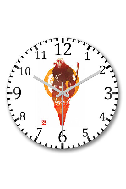 BASKI DÜNYASI Ceas de perete Juggernault Dota 2 din sticlă autentică bombată