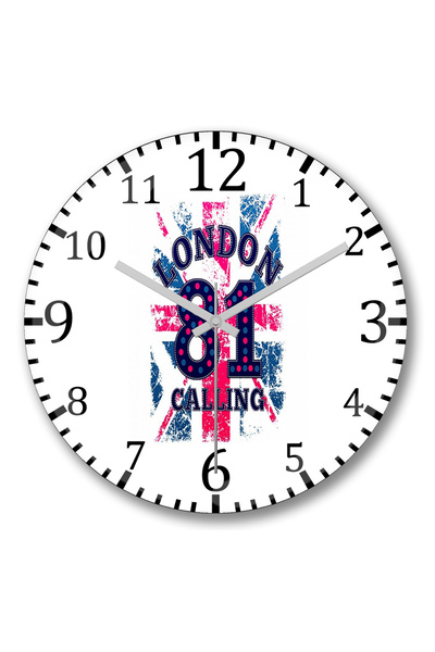 BASKI DÜNYASI Ceas de perete Londos 81 Calling din sticlă autentică
