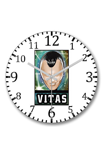 BASKI DÜNYASI Ceas de perete Vitas din sticlă autentică bombată