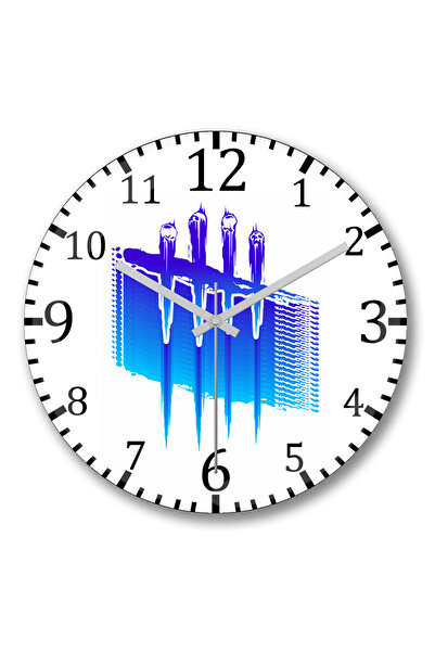 BASKI DÜNYASI Ceas de perete cu logo Dead By Daylight din sticlă autentică bo...