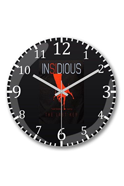 BASKI DÜNYASI ساعة حائط سيري إنسوديوس من الزجاج الحقيقي المنحني