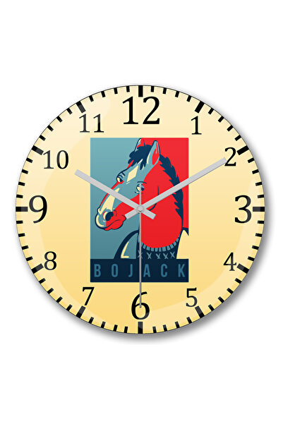 BASKI DÜNYASI Ceas de perete amuzant Bojack Horseman din sticlă de verități î...