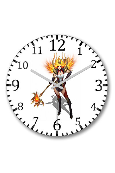 BASKI DÜNYASI ساعة حائط لوكس من الزجاج الحقيقي المنحني