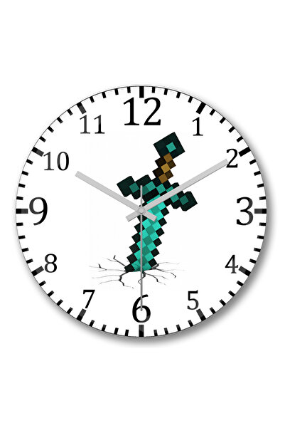 BASKI DÜNYASI Ceas de perete Espada Diamante din sticlă autentică bombată