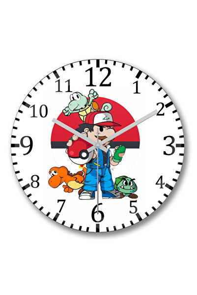 BASKI DÜNYASI ساعة حائط ماريو بوكيماريو من الزجاج الحقيقي المنحني