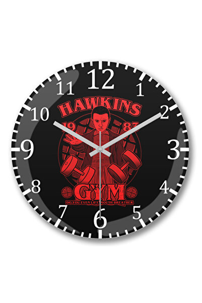 BASKI DÜNYASI Ρολόι τοίχου D And Hawkins με κυρτό γυαλί από αληθινό γυαλί