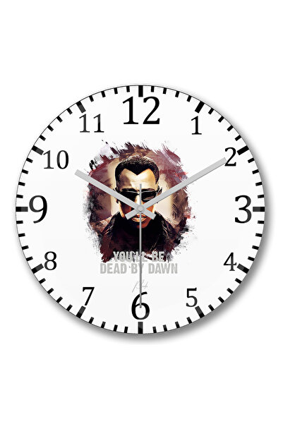 BASKI DÜNYASI Ceas de perete Blade Vampire Hunter din sticlă autentică bombată