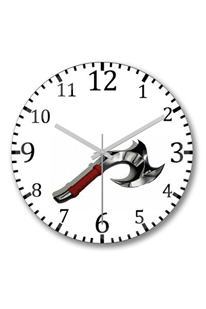 BASKI DÜNYASI Ceas de perete Dota Pudge Hook din sticlă autentică bombată