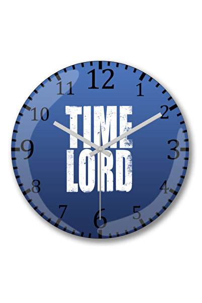 BASKI DÜNYASI Ceas de perete Doctor Who Time Lord din sticlă autentică bombată