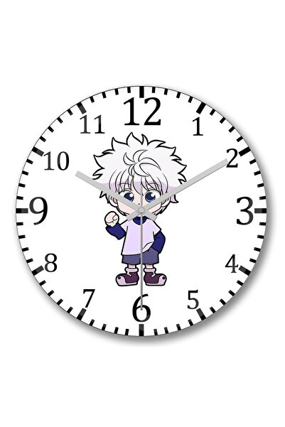 BASKI DÜNYASI ساعة حائط هنتر اكس هنتر كيلوا من الزجاج الحقيقي المنحني