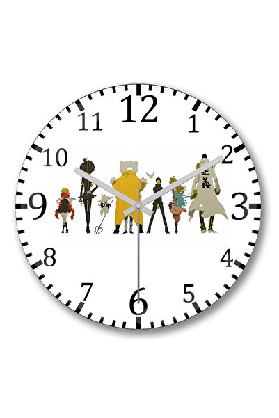 BASKI DÜNYASI Pirati - Ceas de perete One Piece din sticlă autentică bombată