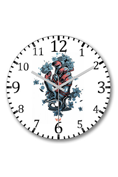 BASKI DÜNYASI Ceas de perete Mao e Cruz din sticlă autentică bombată