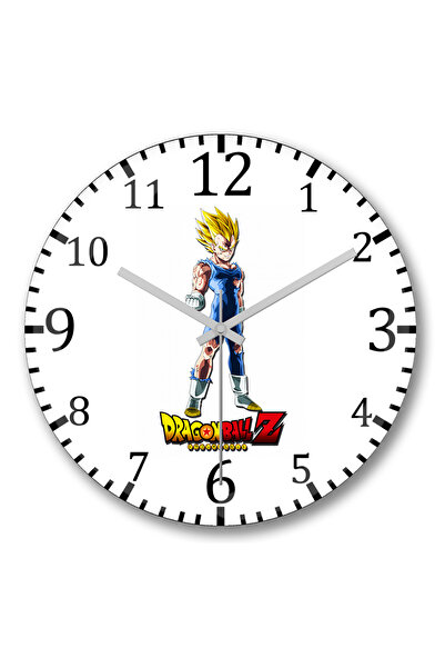 BASKI DÜNYASI ساعة حائط ماجين فيجيتا من الزجاج الحقيقي المنحني