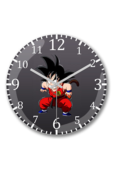 BASKI DÜNYASI Ceas de perete Goku Confuso 2 din sticlă autentică bombată