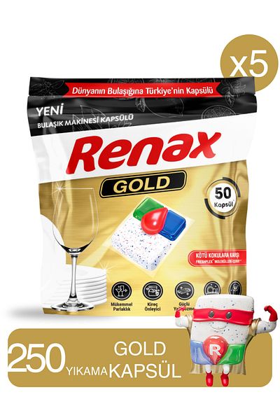 RENAX Gold Dishwasher 250 L Bulk Capsule