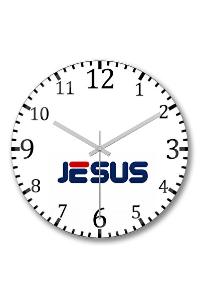 BASKI DÜNYASI Ceas de perete Trust in Jesus Walking Dead din sticlă autentică bombată