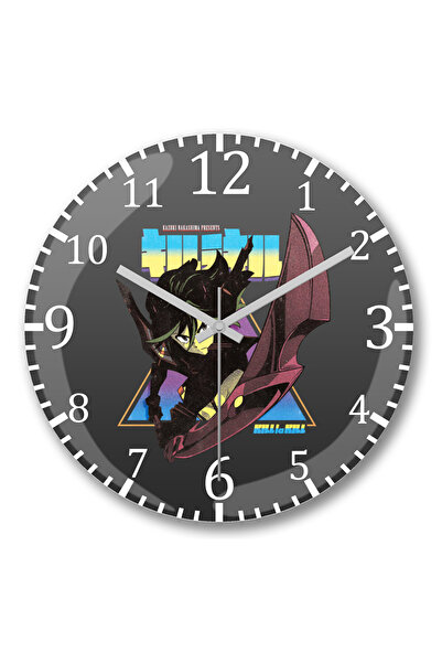 BASKI DÜNYASI ساعة حائط كيل بيل دولز من الزجاج الحقيقي المنحني