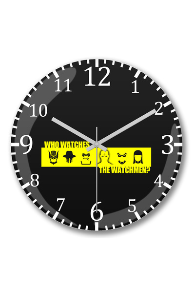 BASKI DÜNYASI شاهدهم ساعة حائط من الزجاج الحقيقي المنحني