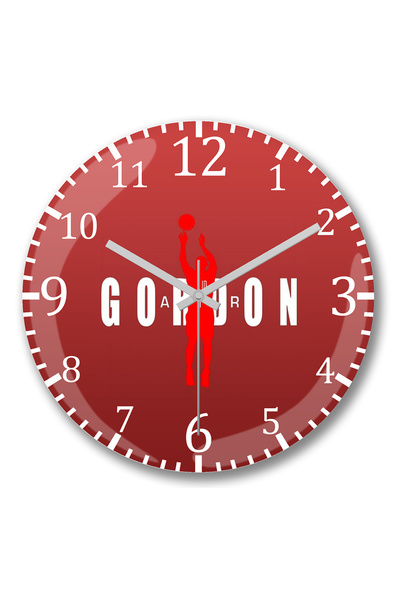 BASKI DÜNYASI Ceas de perete Gordon din sticlă autentică bombată