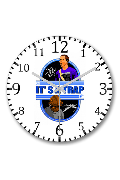 BASKI DÜNYASI Ceas de perete Itachi Sticlă reală curbată