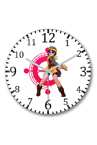 BASKI DÜNYASI Ρολόι τοίχου Lucca Convex Real Glass