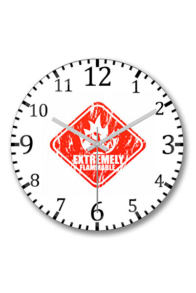 BASKI DÜNYASI ساعة حائط بوكيمون قابلة للاشتعال للغاية من الزجاج الحقيقي المنحني