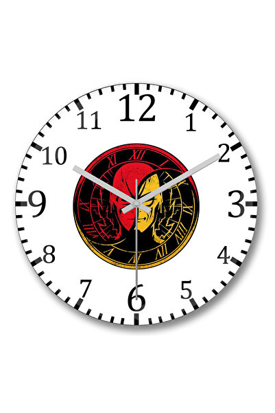 BASKI DÜNYASI Ceasul de perete The Flash Fastest este din sticlă autentică în...