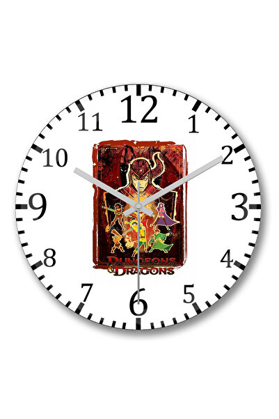 BASKI DÜNYASI Ceas de perete Dungeons Dragons Caverna Do Dragao din sticlă au...