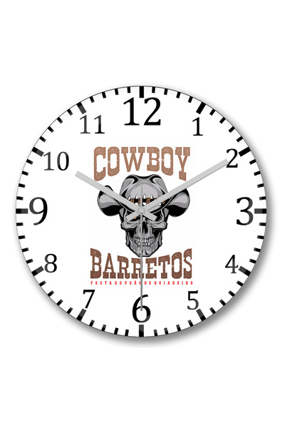 BASKI DÜNYASI ساعة حائط باريتوس 2018 من الزجاج الحقيقي المنحني