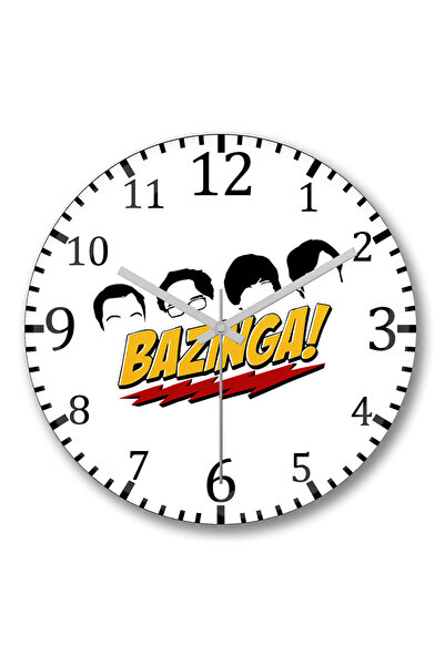 BASKI DÜNYASI Ceas de perete Big Bang 3 din sticlă autentică bombată