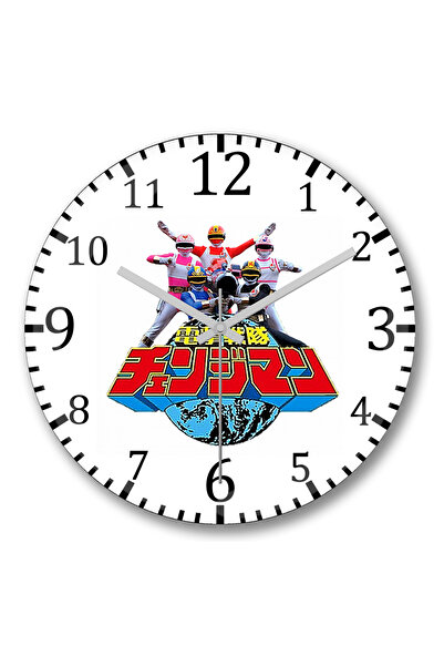 BASKI DÜNYASI Ceas de perete Changeman din sticlă autentică bombată