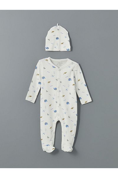 LC Waikiki Printed Baby Boy Hospital Exit Set