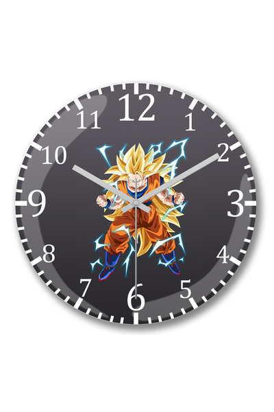 BASKI DÜNYASI ساعة حائط جوكو هوماو من الزجاج الحقيقي المنحني